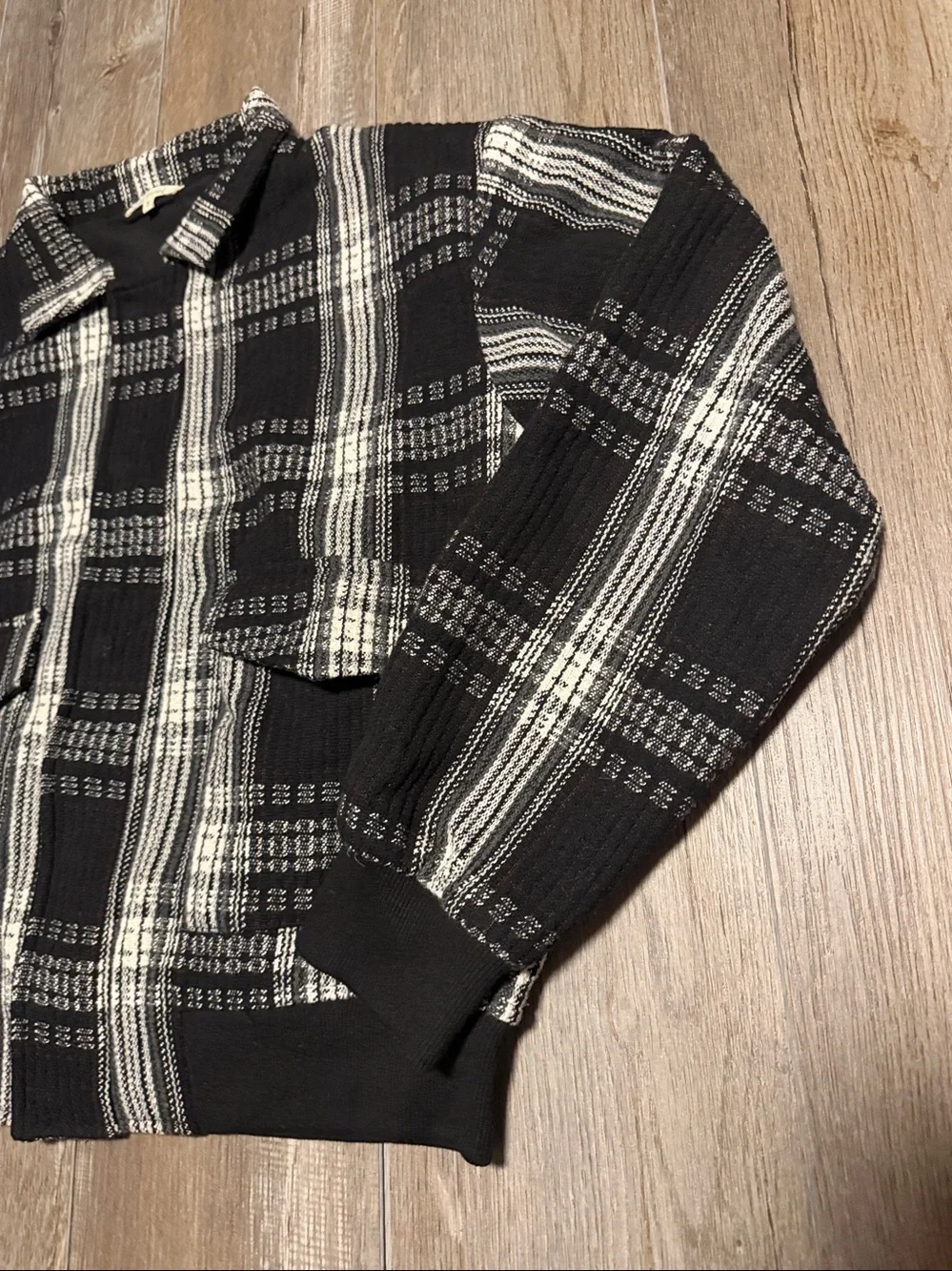 La Miel Black and Cream Jacket